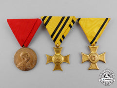 Austria, Imperial. Three Long Service Medals