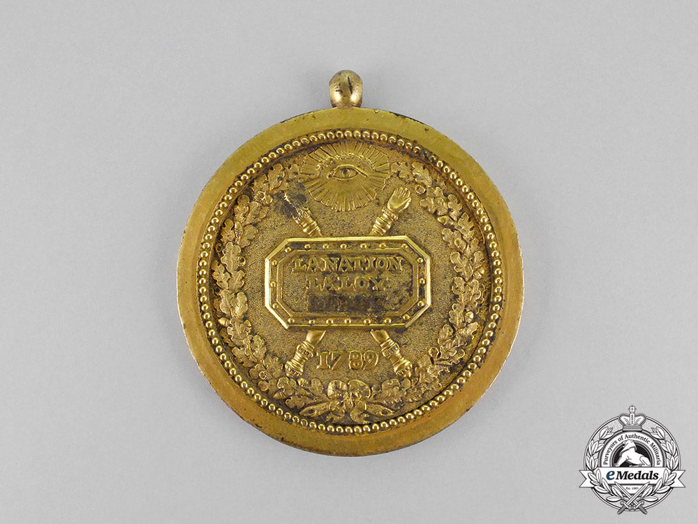 france,_king_louis_xvi._a_chateau_thierry_district_loyalty_medal,_c.1789_m18-0124