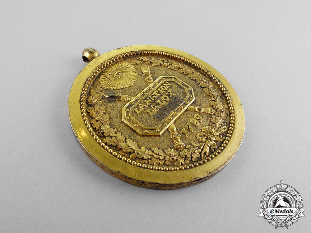 france,_king_louis_xvi._a_chateau_thierry_district_loyalty_medal,_c.1789_m18-0126