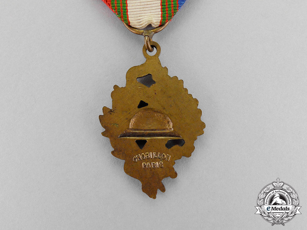france,_republic._a_national_combatants_union_medal,_c.1919_m18-0148