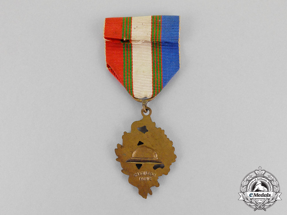 france,_republic._a_national_combatants_union_medal,_c.1919_m18-0149