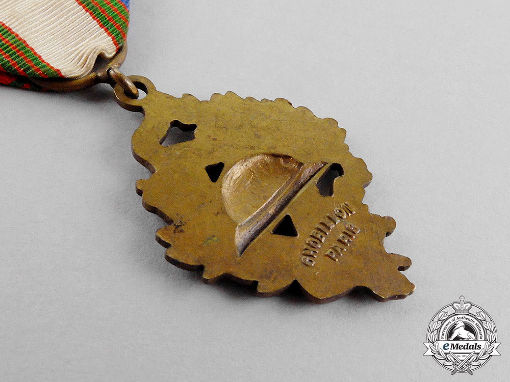 france,_republic._a_national_combatants_union_medal,_c.1919_m18-0151