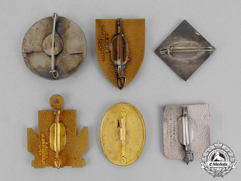 france,_republic._a_lot_of_six_french_navy_torpedo_boat_badges_m18-0166