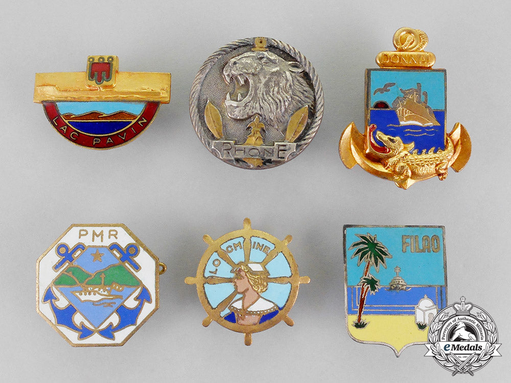 france,_republic._a_lot_of_six_french_marine_badges_m18-0196