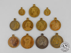 France, Third Republic. Eleven Commemorative Medals, C.1870