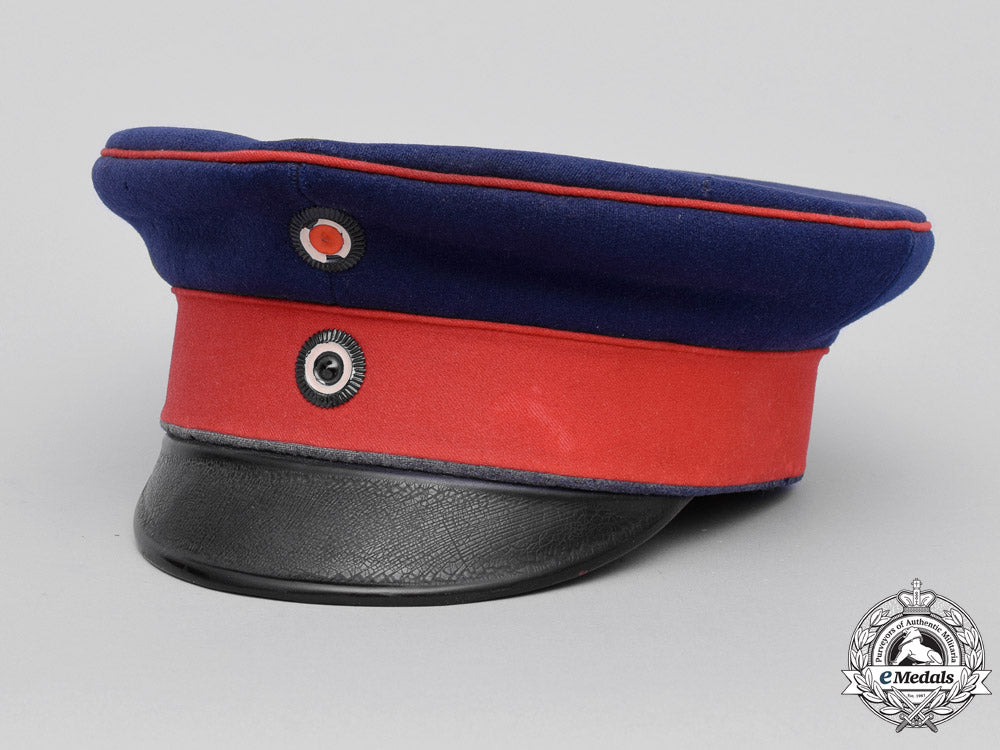 prussia._a_regiment64,11_th_komp._visor_by_carl_rauschke,_named,_c.1915_m18-0523