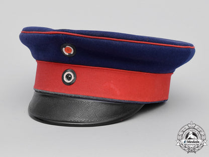prussia._a_regiment64,11_th_komp._visor_by_carl_rauschke,_named,_c.1915_m18-0523