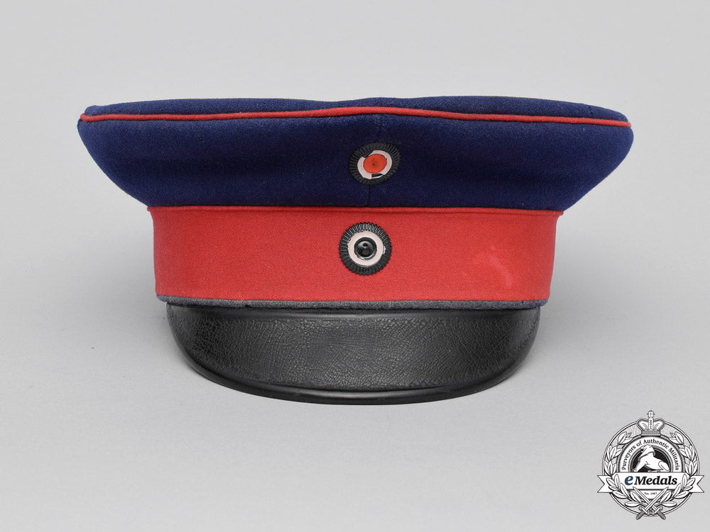 prussia._a_regiment64,11_th_komp._visor_by_carl_rauschke,_named,_c.1915_m18-0524