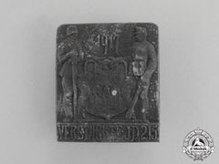 Austria, Imperial. A Verstärkte Jäger Division 215 Cap Badge, C.1917