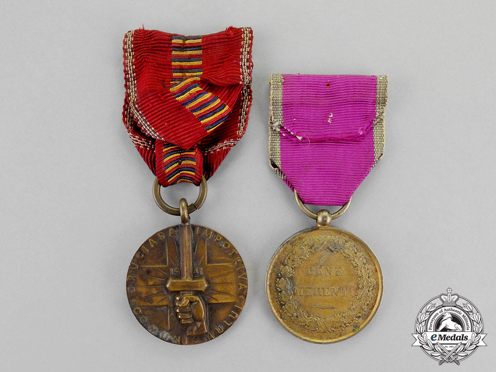 romania,_kingdom._two_medals&_awards_m18-0852