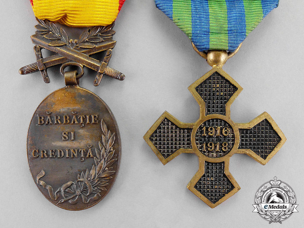 romania,_kingdom._two_medals&_awards_m18-0861