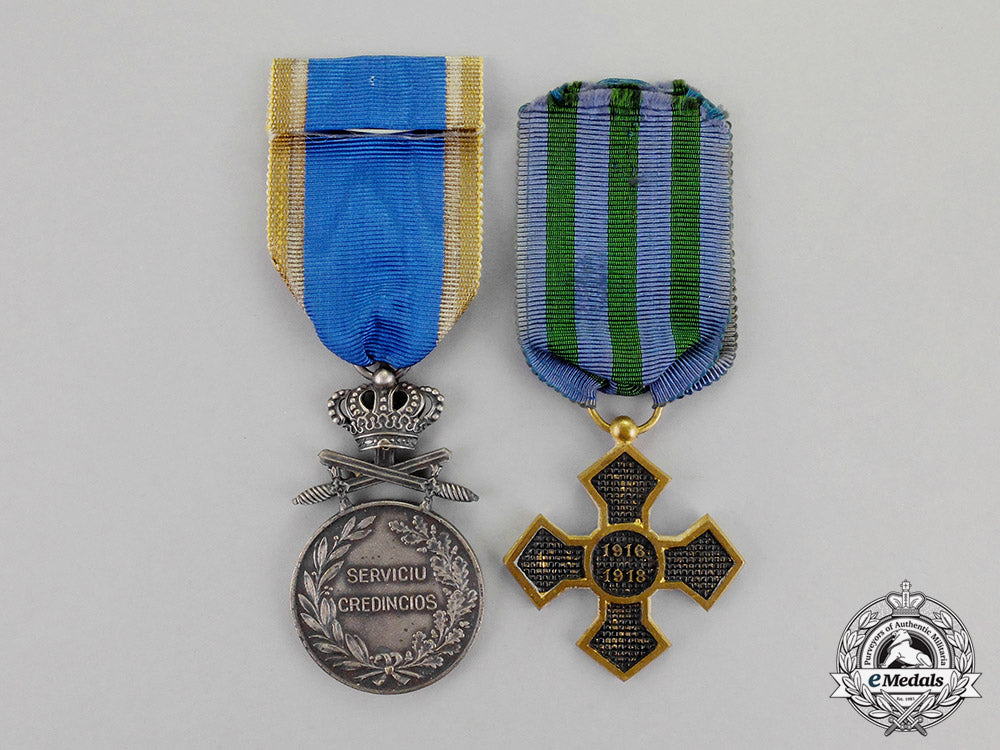 romania,_kingdom._two_medals&_awards_m18-0866