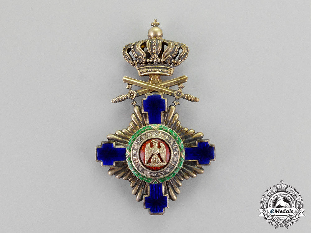 romania,_kingdom._an_order_of_the_star,_knight,_military_division,_c.1915_m18-0920