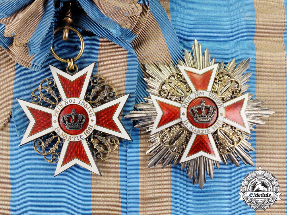 romania,_kingdom._an_order_of_the_crown_of_romania,_civil_division;_grand_cross,_c.1910_m18-0956