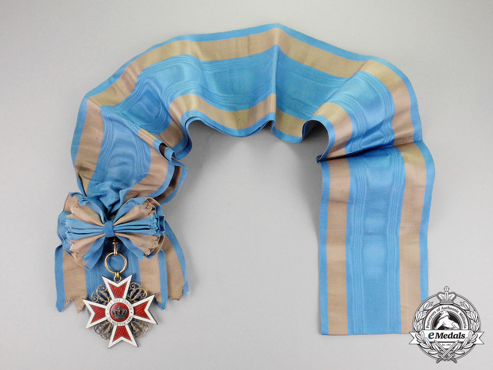 romania,_kingdom._an_order_of_the_crown_of_romania,_civil_division;_grand_cross,_c.1910_m18-0957