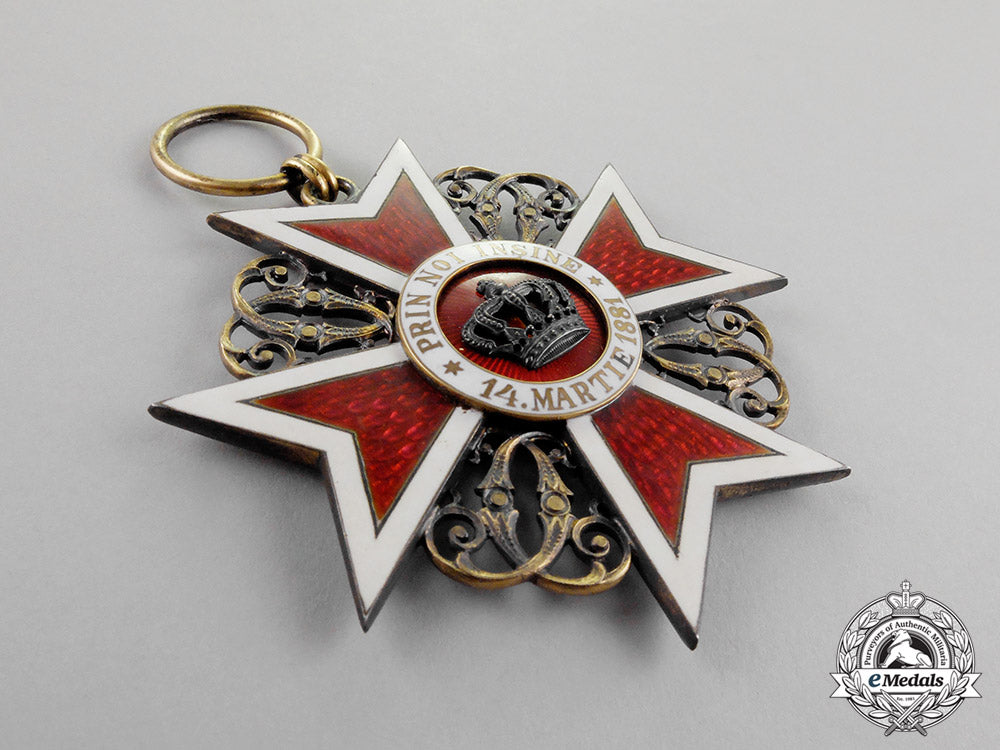 romania,_kingdom._an_order_of_the_crown_of_romania,_civil_division;_grand_cross,_c.1910_m18-0960