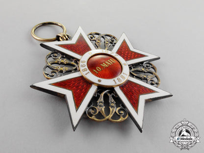romania,_kingdom._an_order_of_the_crown_of_romania,_civil_division;_grand_cross,_c.1910_m18-0961