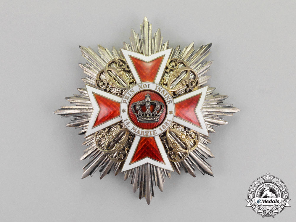romania,_kingdom._an_order_of_the_crown_of_romania,_civil_division;_grand_cross,_c.1910_m18-0962