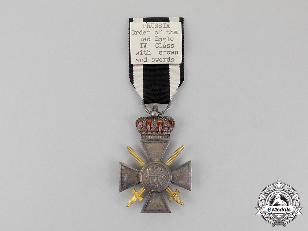 prussia._an_order_of_the_red_eagle,_fourth_class_with_swords_and_crown,_c.1915_m18-1104