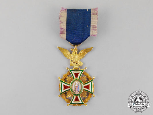 mexico,_early_republic._an_order_of_guadalupe,3_rd_class_knight's_cross_for_military_merit,_c.1853_m18-1134