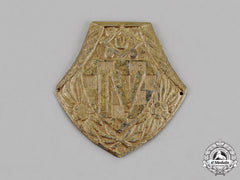Croatia. A Fourth Mountain Regiment Cap Badge, C.1941