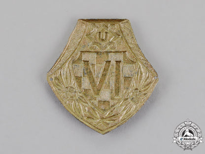 croatia._a_fourth_mountain_regiment_cap_badge,_c.1941_m18-1490