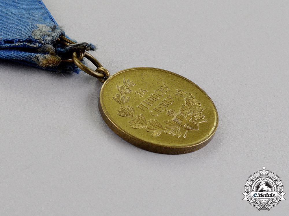 serbia,_kingdom._a_medal_for_zeal,_gold_grade,_type_ii_with_a_single_crown_between_the_eagles'_heads_m18-1514