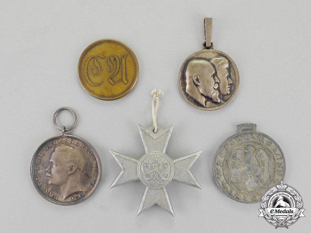 germany,_imperial._five_commemorative_medals,_awards,_and_decorations_m18-1672