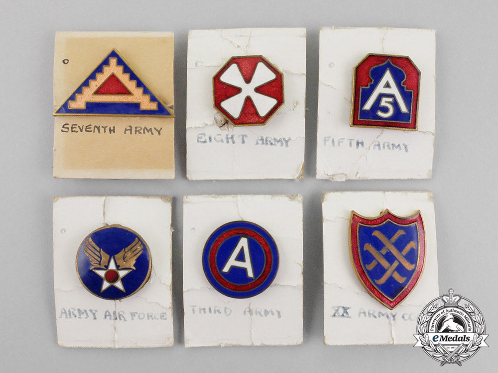 united_states._twenty-_three_second_war_army_insignia_badges_m18-2061
