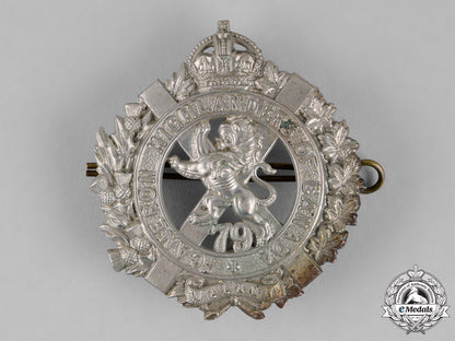 canada._a79_th_cameron_highlanders_of_canada_glengarry_badge,_c.1910_m18-2259
