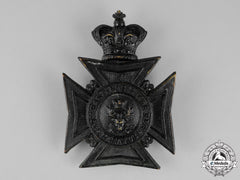 Canada. A Victorian 49Th Hastings Battalion Of Rifles Helmet Plate, C.1900