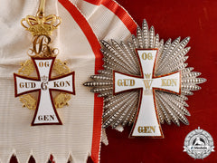 Denmark, Kingdom. An Order Of Dannebrog In Gold, 1St Class Grand Cross, By A.michelsen, C.1912