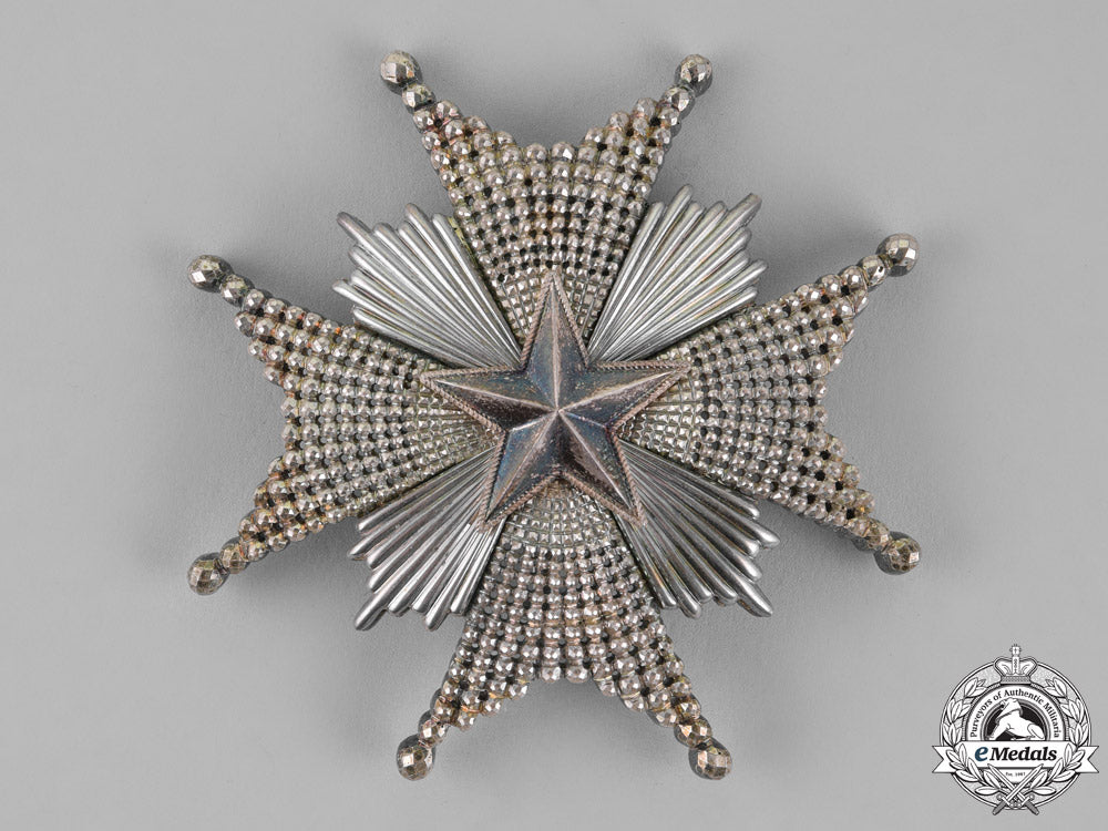 sweden,_kingdom._an_order_of_the_north_star,1_st_class_grand_cross,_by_c.f._carlman,_c.1913_m18-2306_1