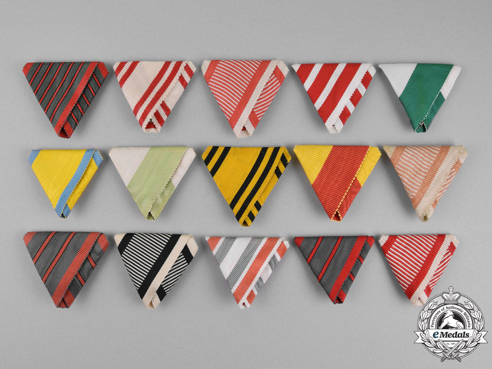 austria,_empire._a_lot_of_fifteen_medal_ribbons_m18-2319