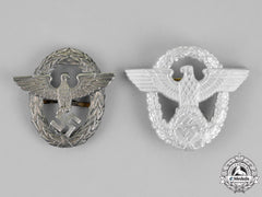 Germany. Two Third Reich Period Police Eagles