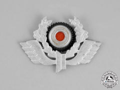 Germany. An Early Pattern Bahnschutz Polizei Cap Insignia