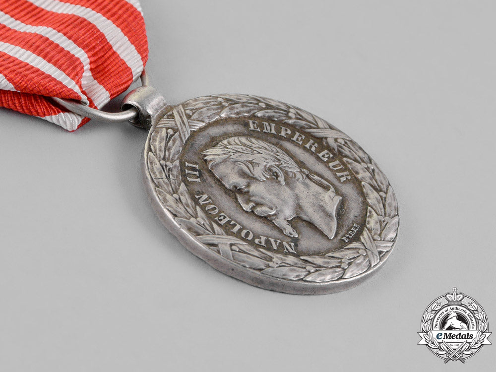 france,_second_republic._an_italian_campaign_medal1859,_type_ii(_larger_version)_m18-2695