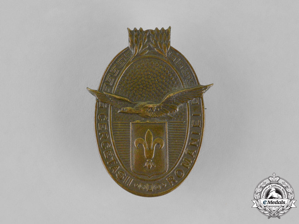 romania,_kingdom._a_youth's_membership_badge(_cercetașii_româniei),_c.1940_m18-2710
