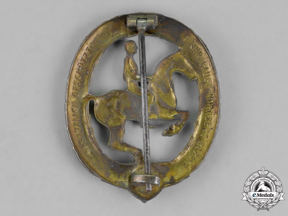 germany._a_bronze_grade_german_horseman's_badge_by_l.chr.lauer_m18-2836