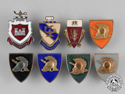 united_states._forty-_three_military_college_and_regimental_school_insignia_badges_m181_1005
