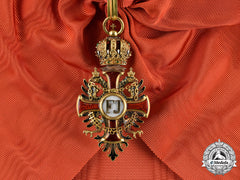 Austria, Empire. A Franz Joseph Order Grand Cross Badge In Gold, By Vincent Mayer’s Sons, C.1905