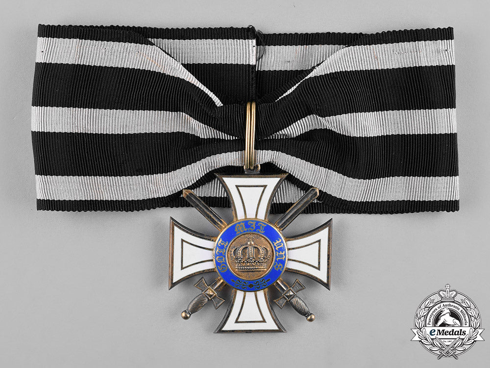 prussia,_state._a_royal_order_of_the_crown,_second_class,_with_swords,_by_h.j._wilm.,_c.1914_m181_1091