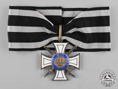 prussia,_state._a_royal_order_of_the_crown,_second_class,_with_swords,_by_h.j._wilm.,_c.1914_m181_1091