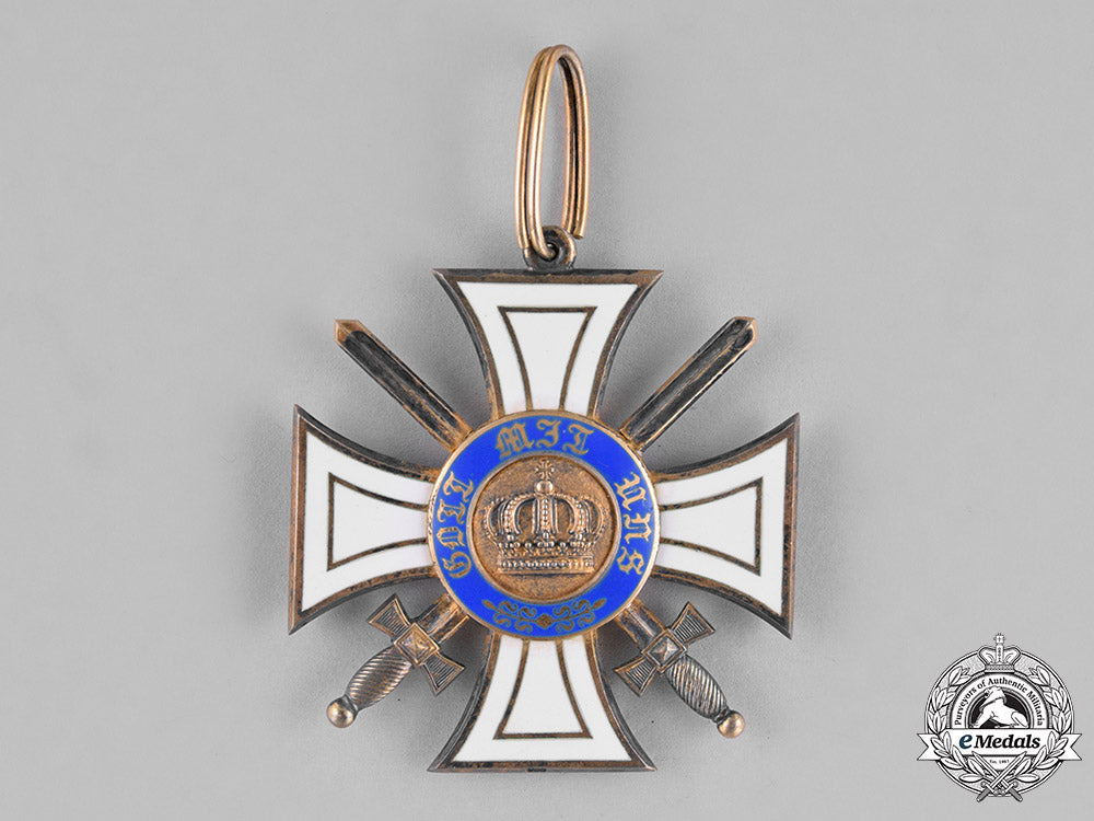 prussia,_state._a_royal_order_of_the_crown,_second_class,_with_swords,_by_h.j._wilm.,_c.1914_m181_1092