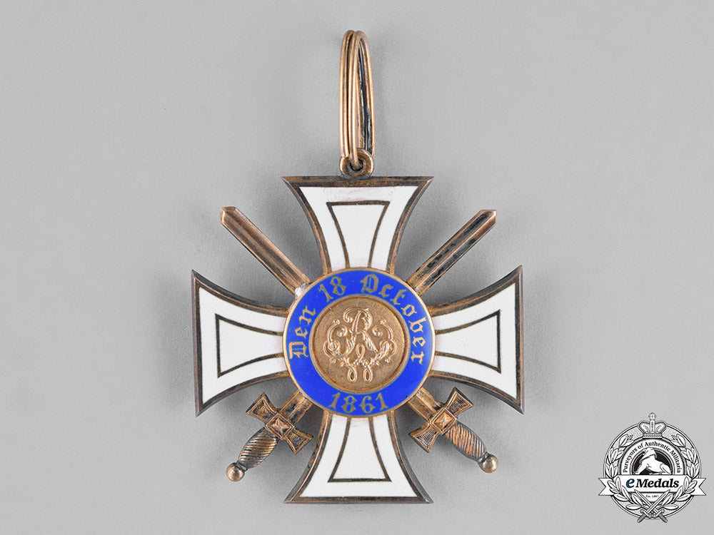 prussia,_state._a_royal_order_of_the_crown,_second_class,_with_swords,_by_h.j._wilm.,_c.1914_m181_1093