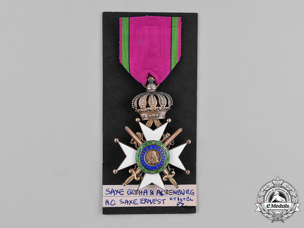 saxony,_dukedoms._a_saxon-_ernestine_house_order,_first_class_knight_with_swords,_c.1914_m181_1127
