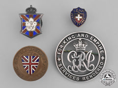 Canada. A First War Lot Of Four Badges