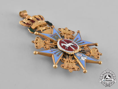 braunschweig,_dukedom._an_order_of_henry_the_lion_in_gold,_grand_cross,_by_a._lemme,_c.1840_m181_1454