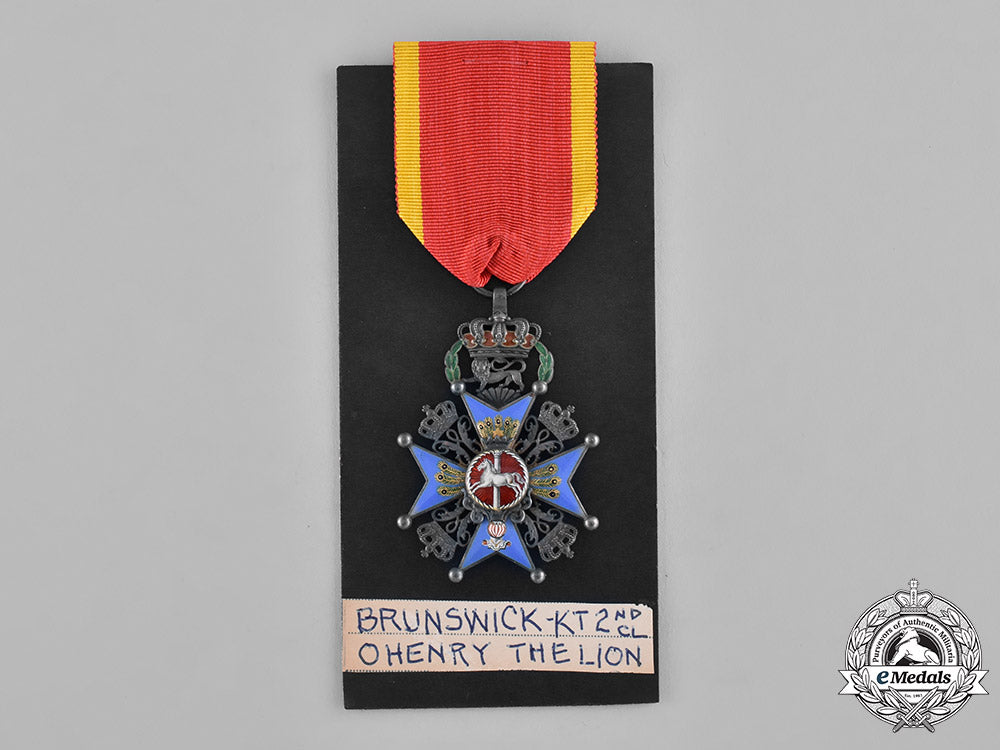 braunschweig,_dukedom._a_house_order_of_henry_the_lion,2_nd_class_knight,_c.1910_m181_1497