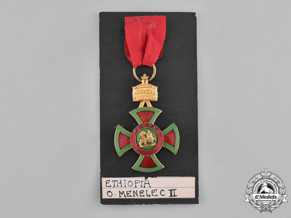 ethiopia,_empire._an_order_of_emperor_menelik_ii,_member's_badge,_c.1930_m181_1528
